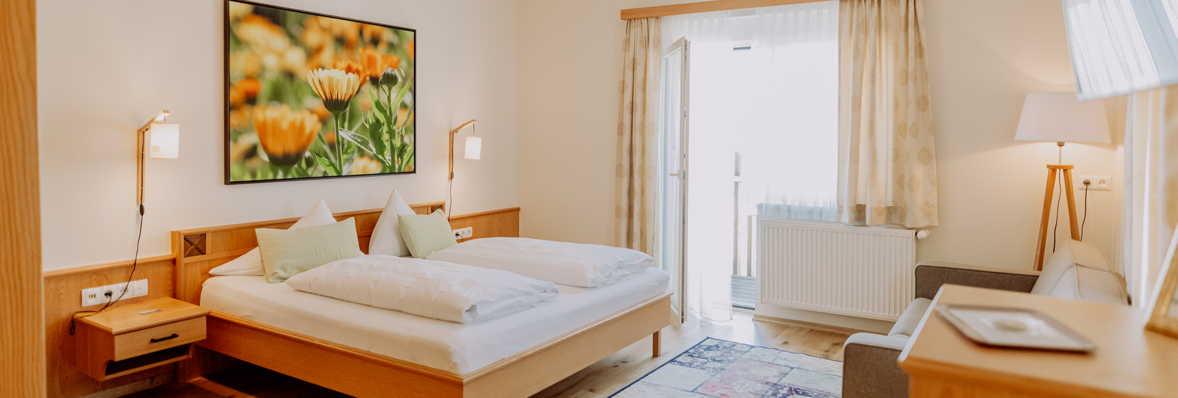 Familiensuite mit Balkon im Stammhaus