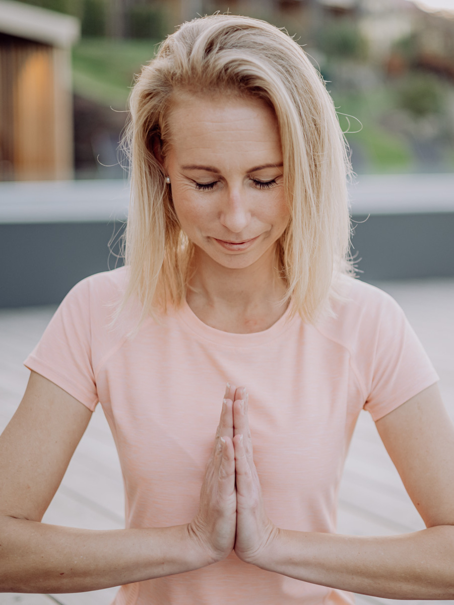 Yogapose Namaste