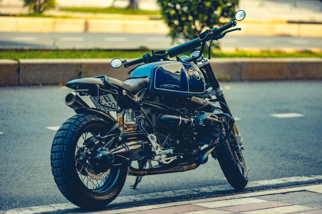 Motorrad auf der Strasse