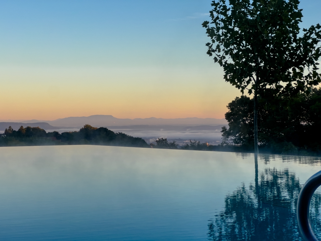 Poolausblick
